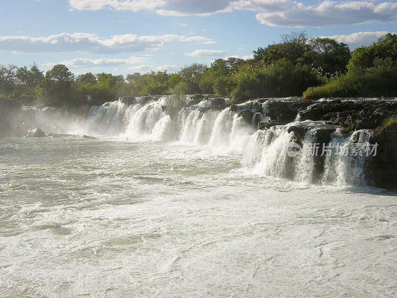 Sioma Falls，赞比亚，非洲